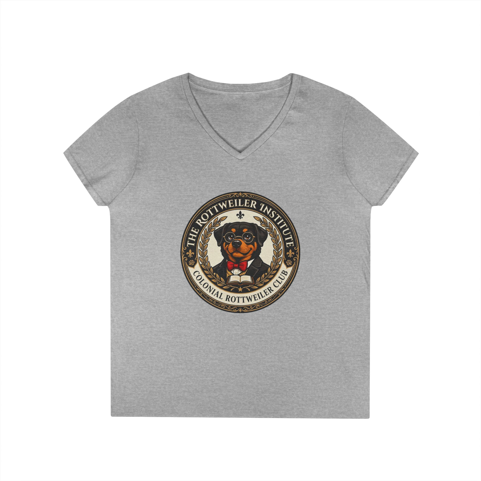 Rottweiler Institute Ladies' V-Neck Tee - Image 7