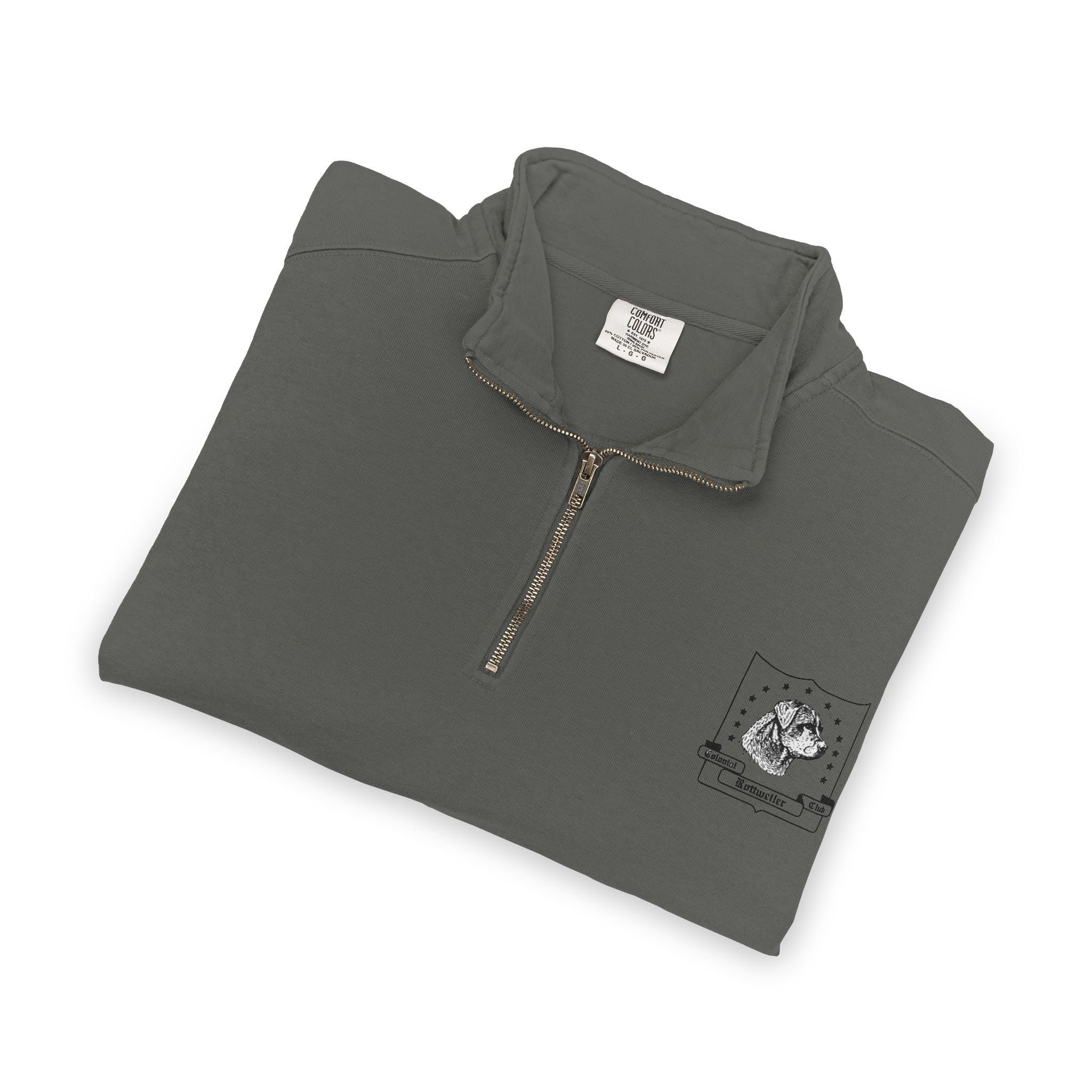 Rottweiler Institute Quarter-Zip Sweatshirt - Image 3