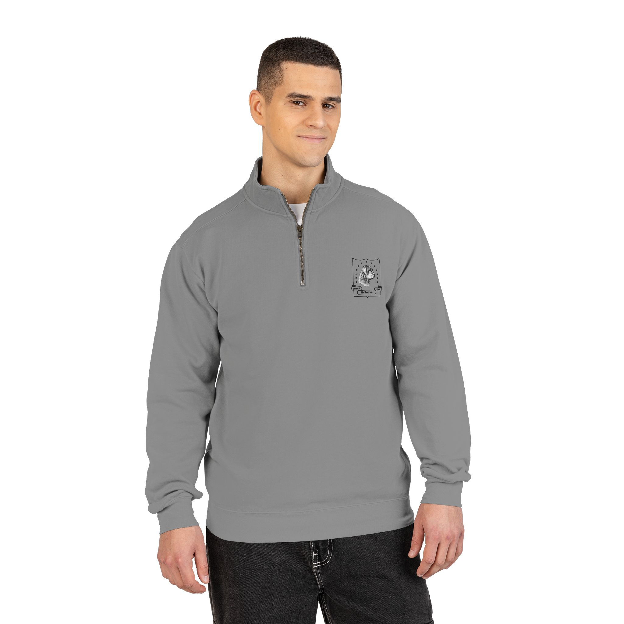 Rottweiler Institute Quarter-Zip Sweatshirt - Image 8