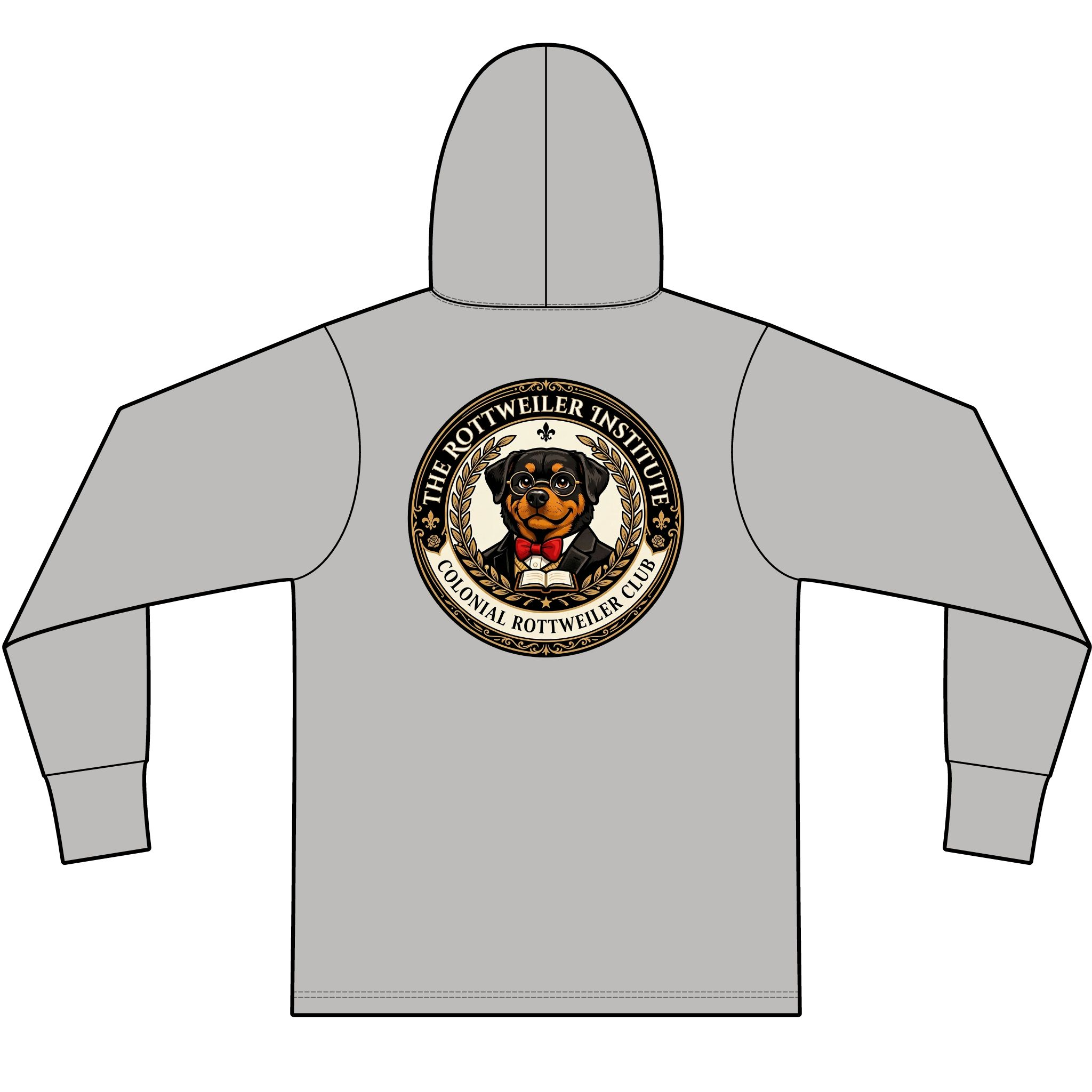 Rottweiler Institute Logo Hoodie Tee - Image 6