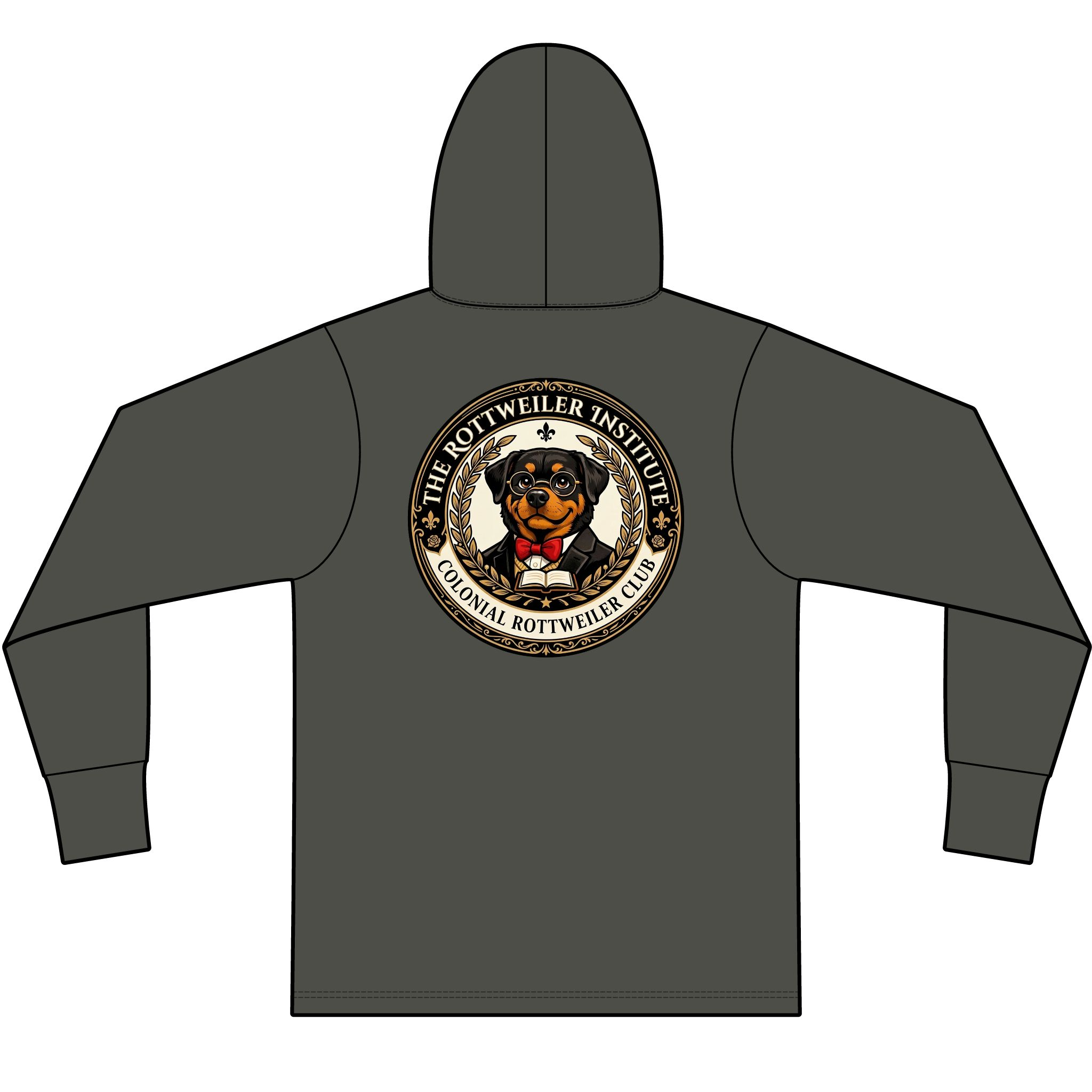 Rottweiler Institute Logo Hoodie Tee - Image 14