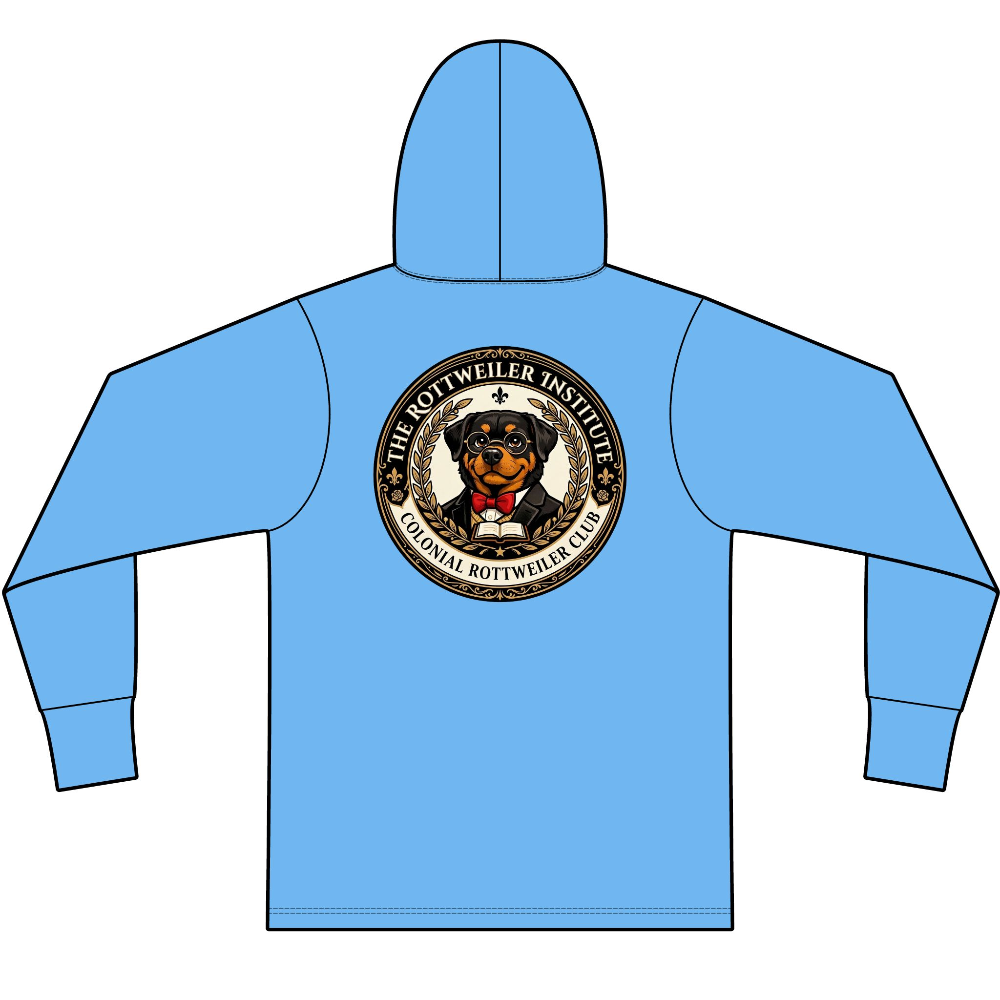Rottweiler Institute Logo Hoodie Tee - Image 18