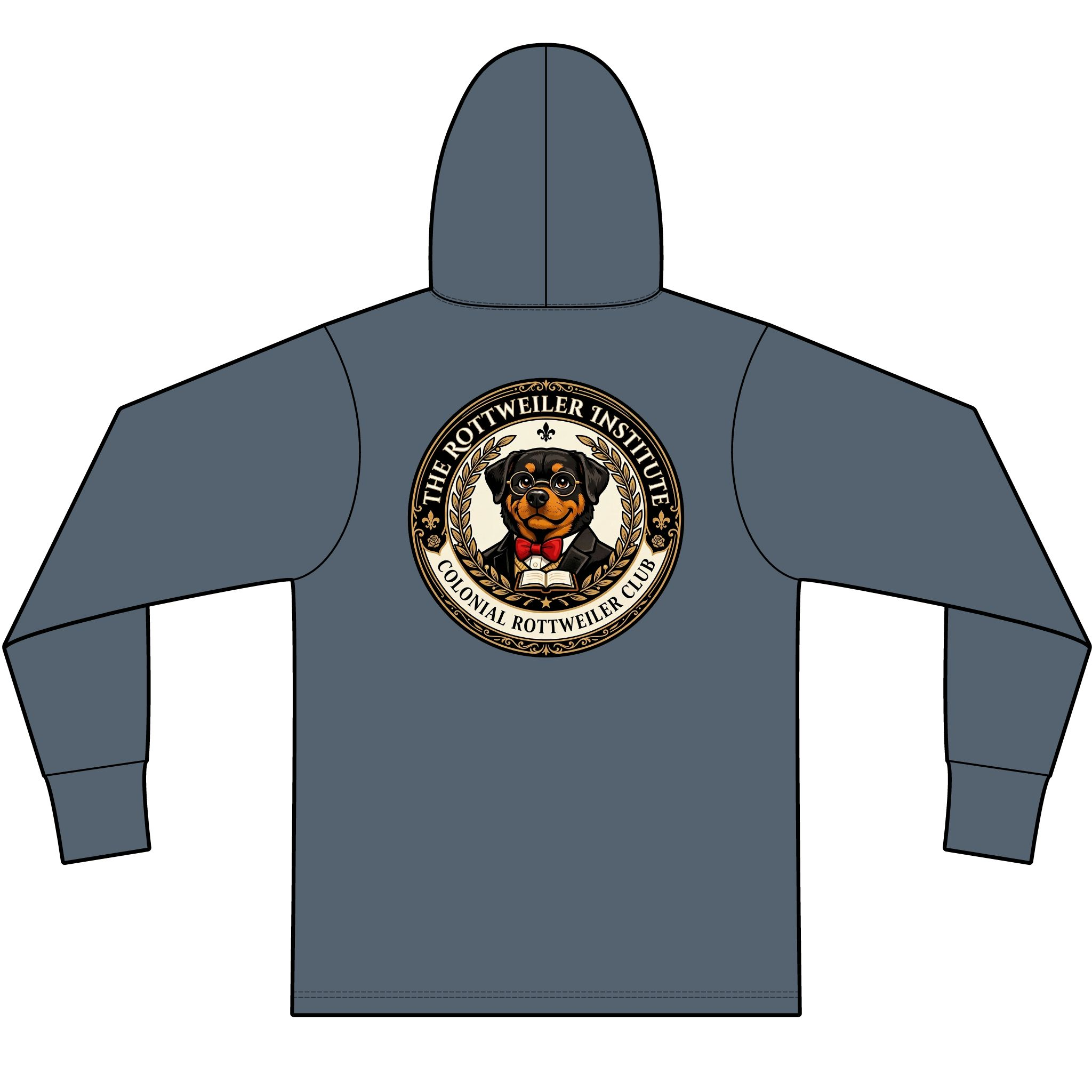 Rottweiler Institute Logo Hoodie Tee - Image 22