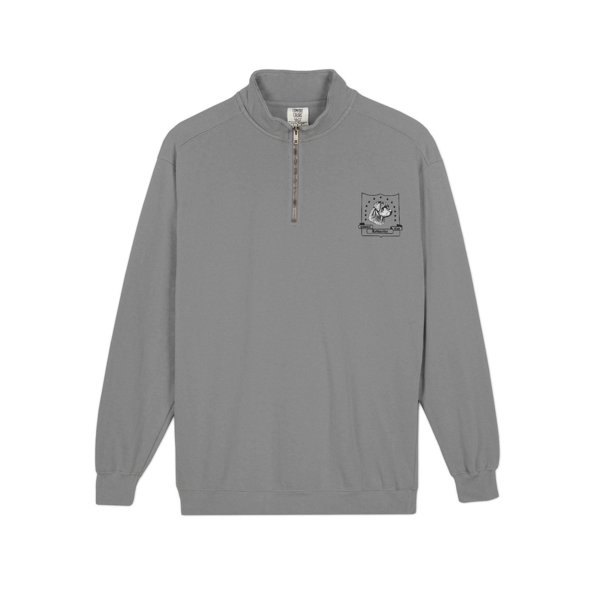 Rottweiler Institute Quarter-Zip Sweatshirt - Image 5