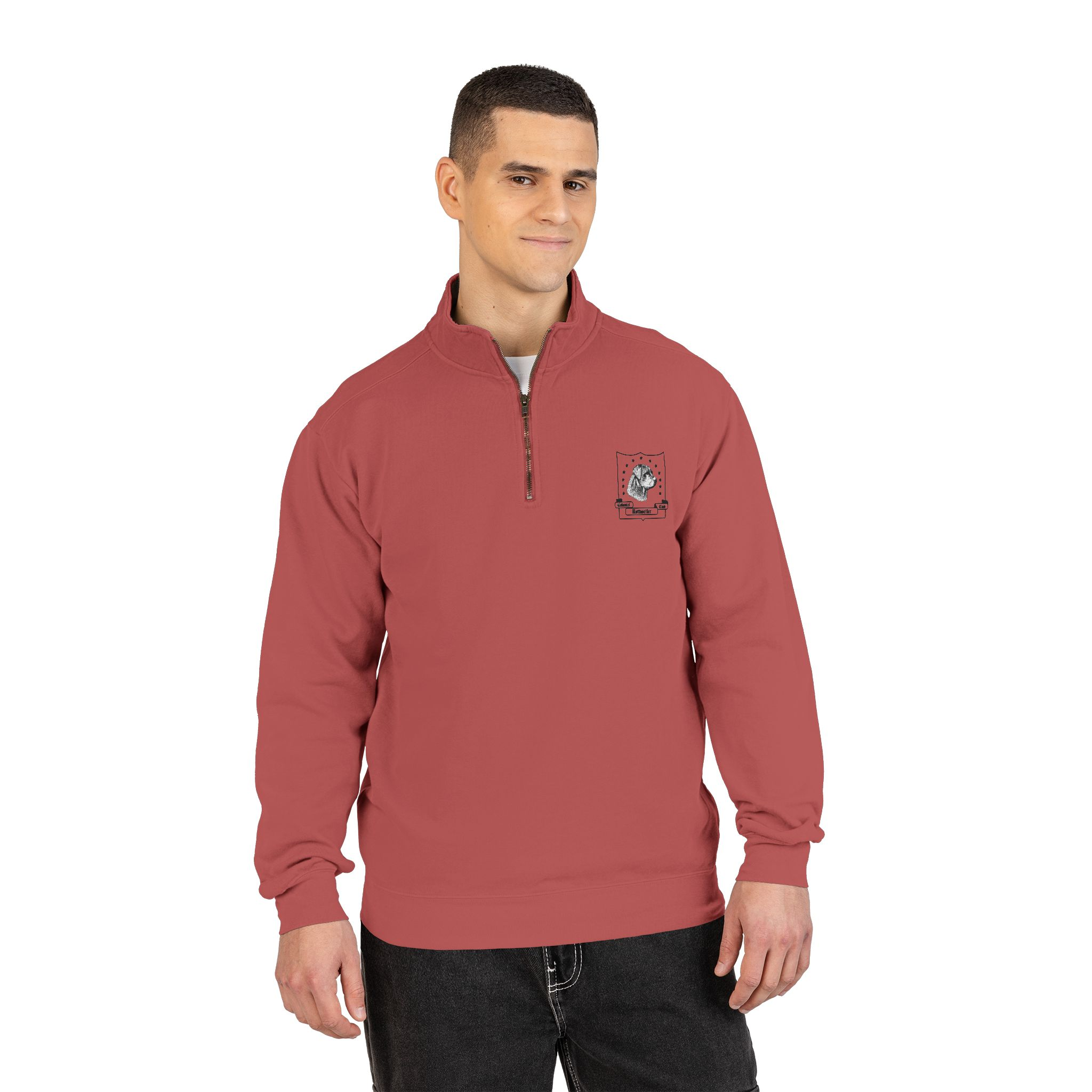 Rottweiler Institute Quarter-Zip Sweatshirt - Image 24
