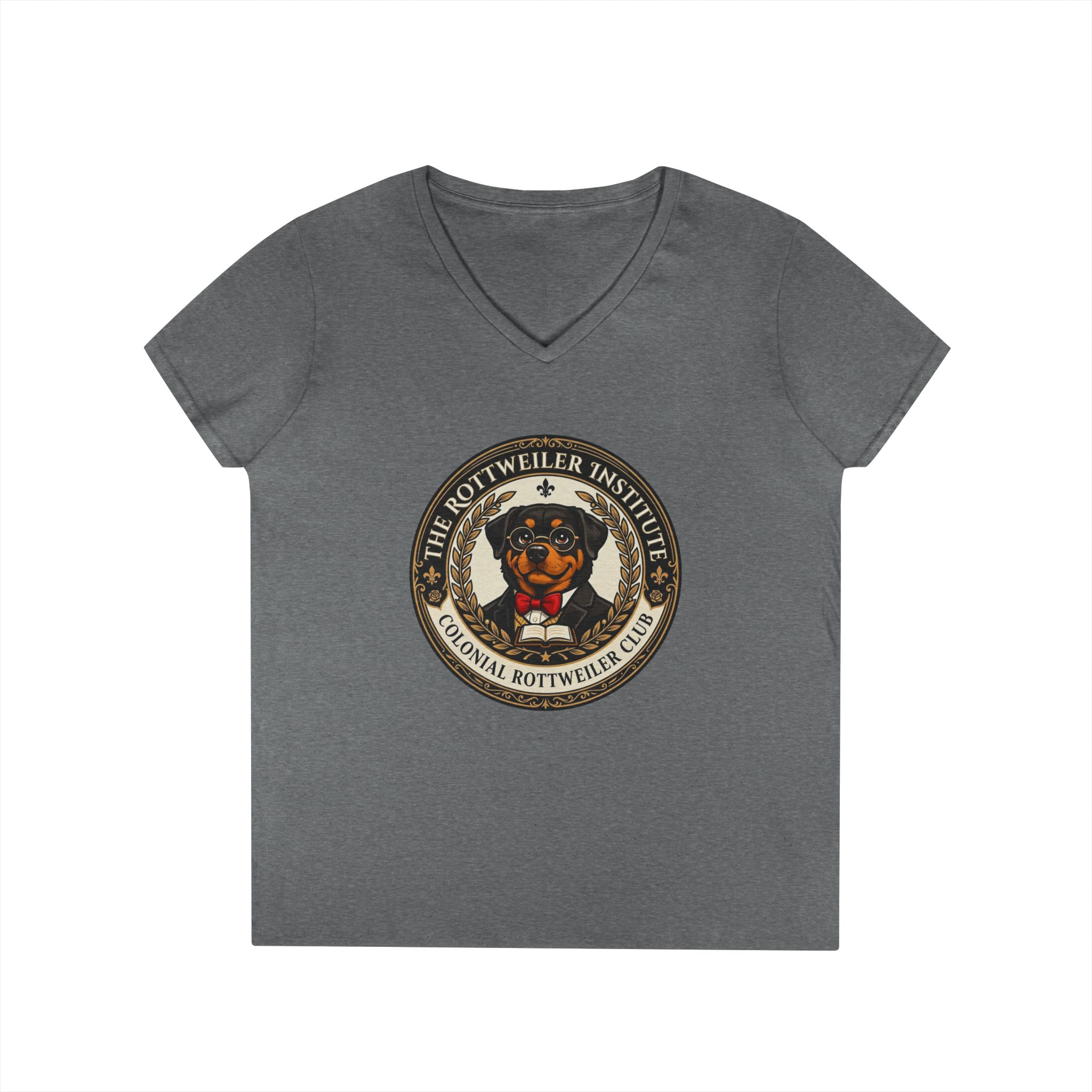Rottweiler Institute Ladies' V-Neck Tee - Image 10