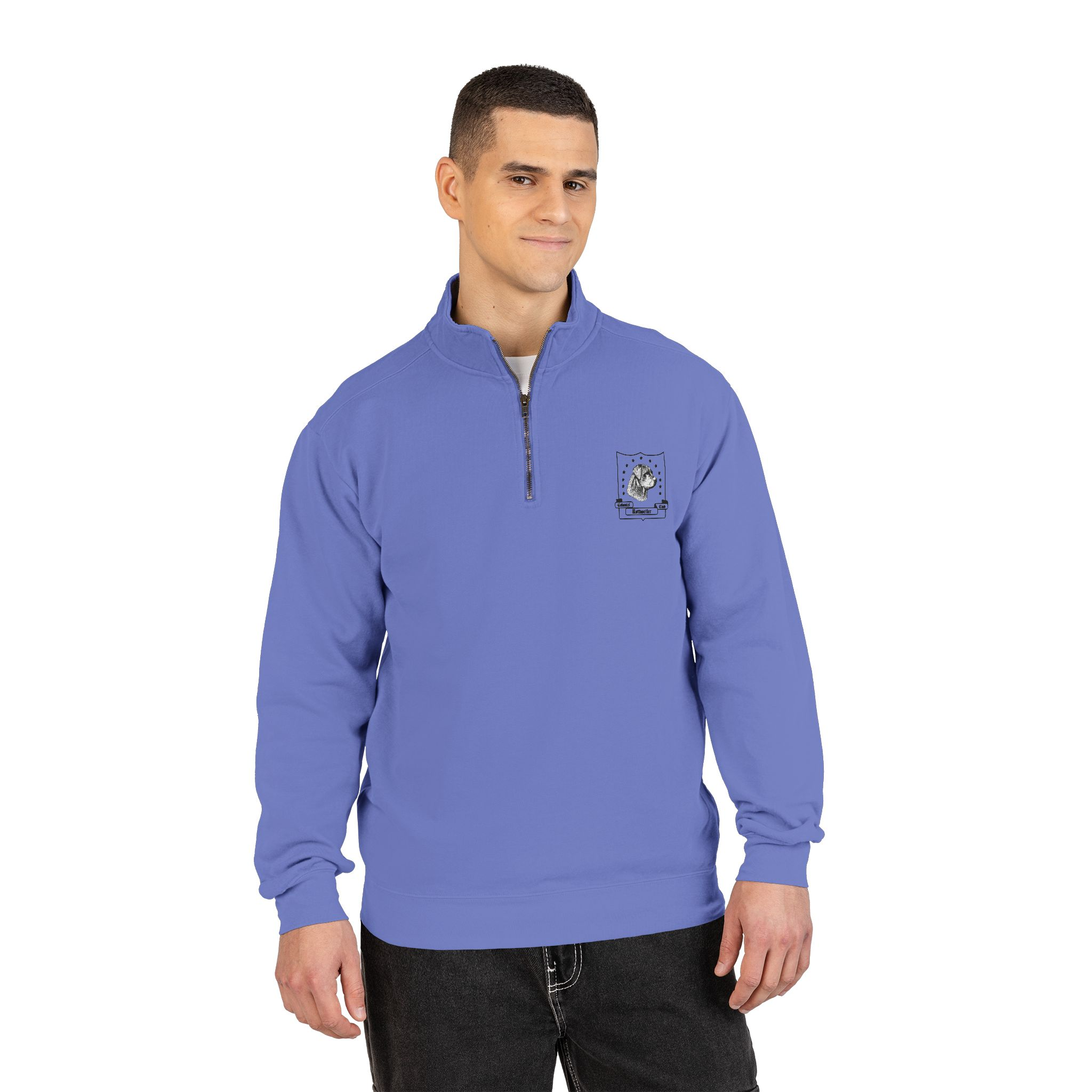 Rottweiler Institute Quarter-Zip Sweatshirt - Image 12