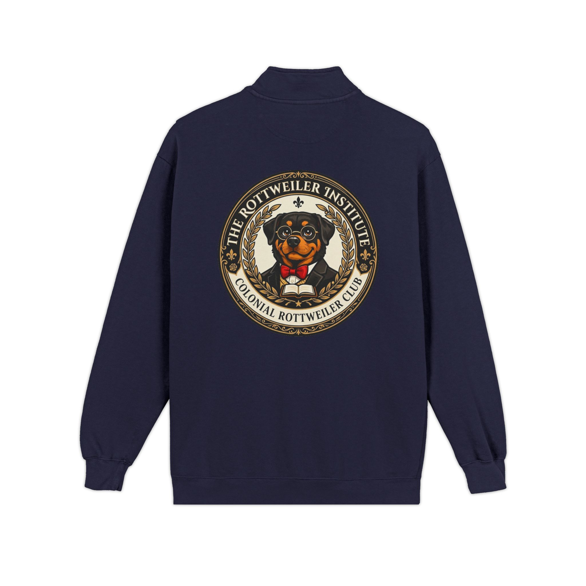 Rottweiler Institute Quarter-Zip Sweatshirt - Image 18