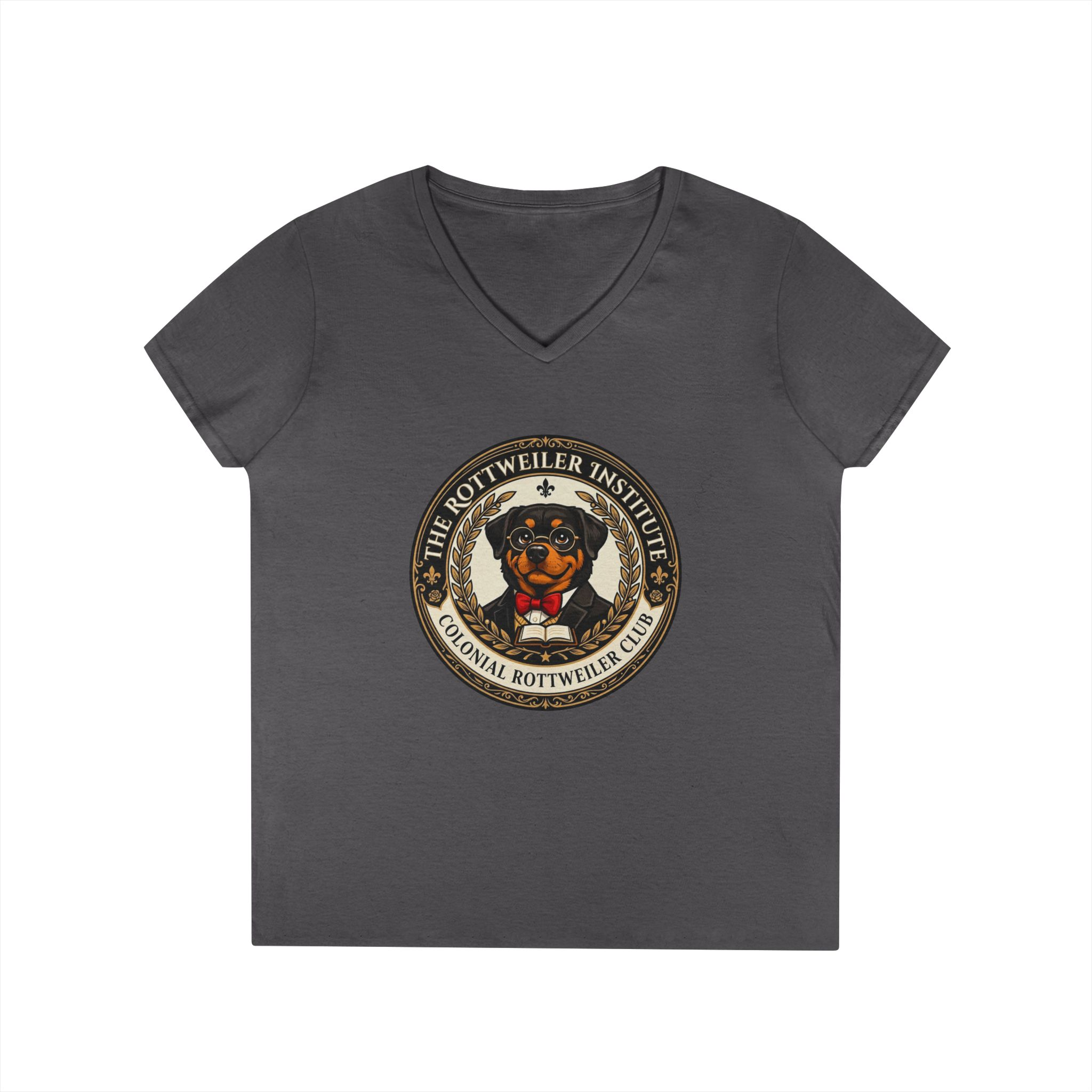 Rottweiler Institute Ladies' V-Neck Tee - Image 13