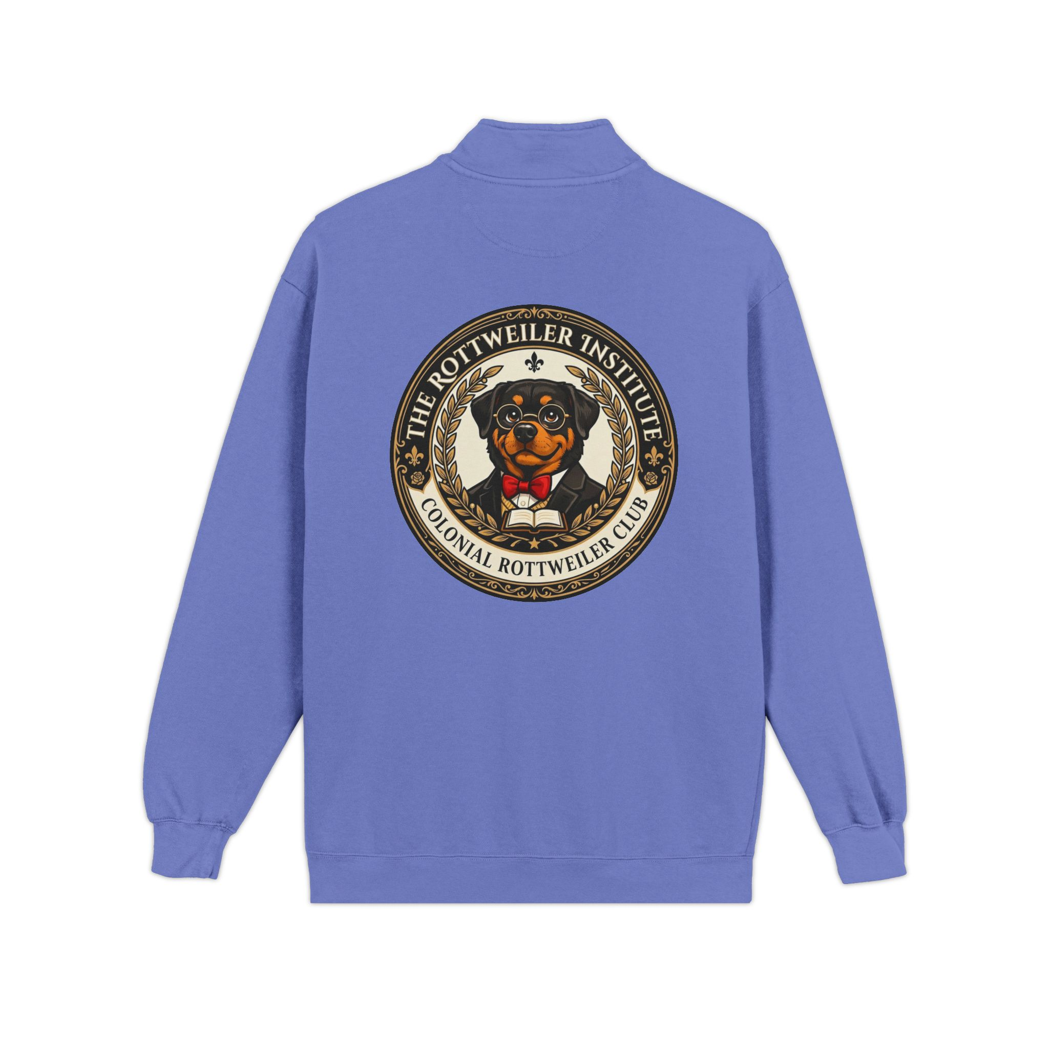 Rottweiler Institute Quarter-Zip Sweatshirt - Image 10