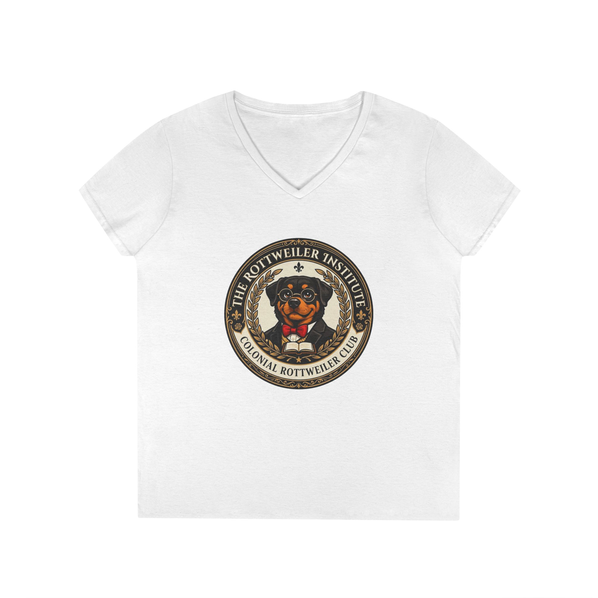 Rottweiler Institute Ladies' V-Neck Tee
