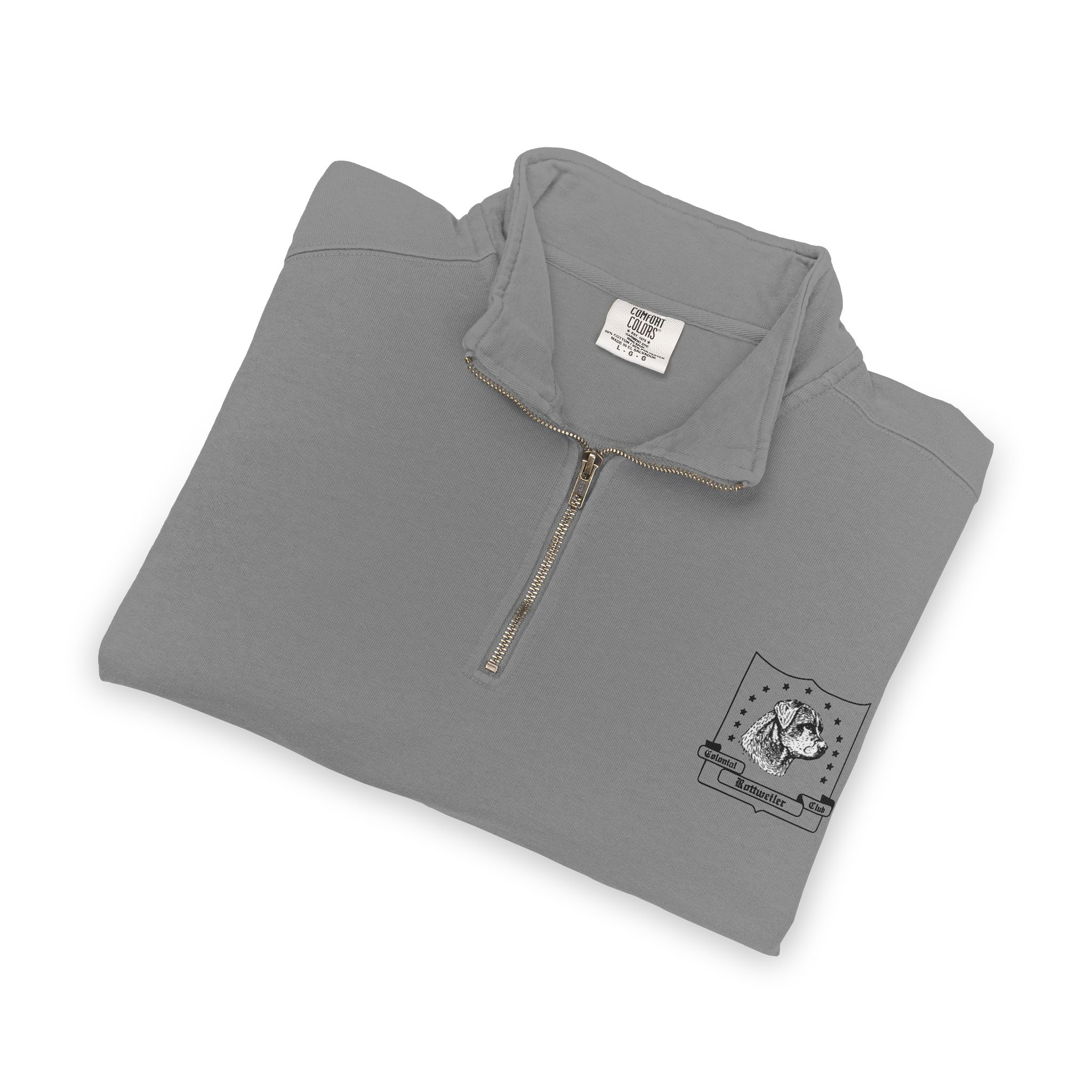Rottweiler Institute Quarter-Zip Sweatshirt - Image 7